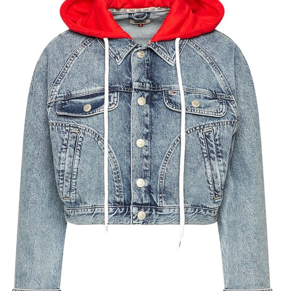 Denim Tommy Hilfiger Denim Hoodie Jacket - Picture 7 of 12